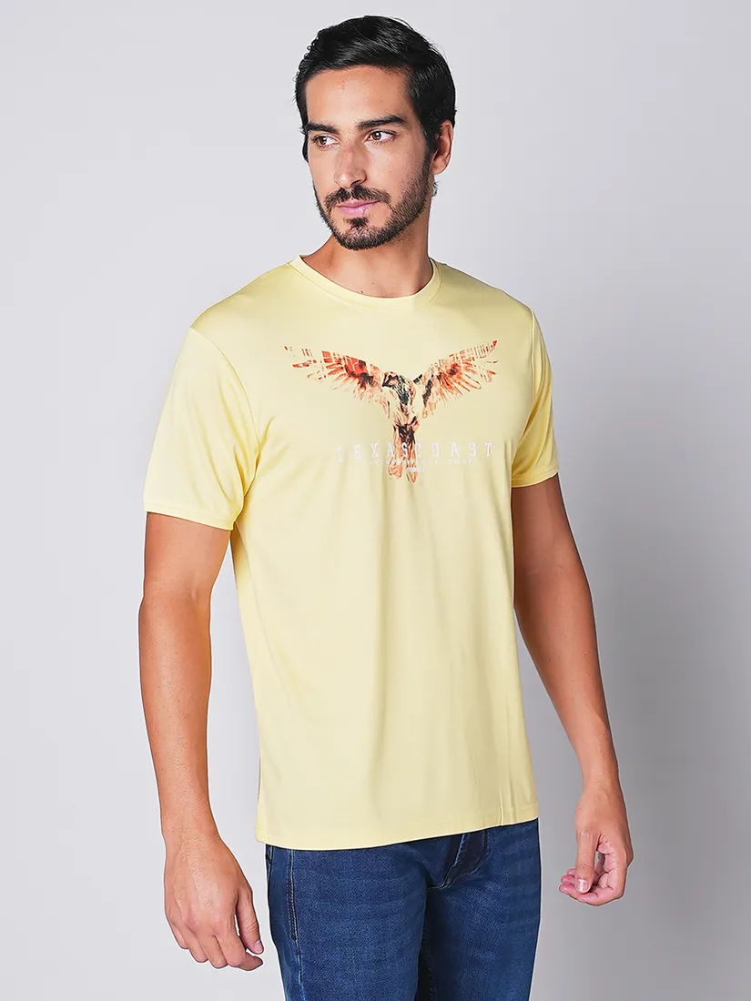 Tessio Men Slim Fit Print T-Shirt