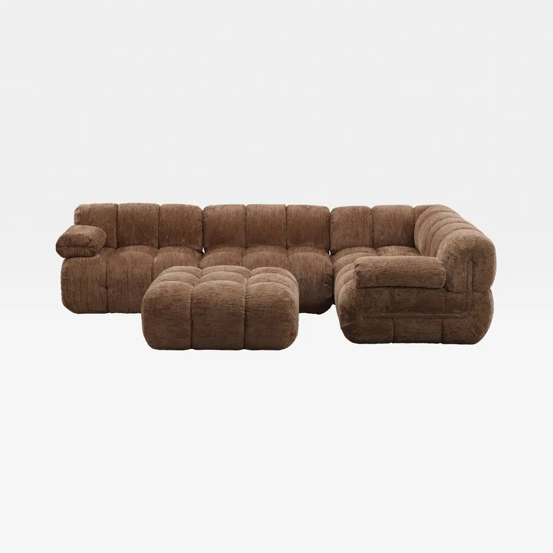SEABIRD footstool brown
