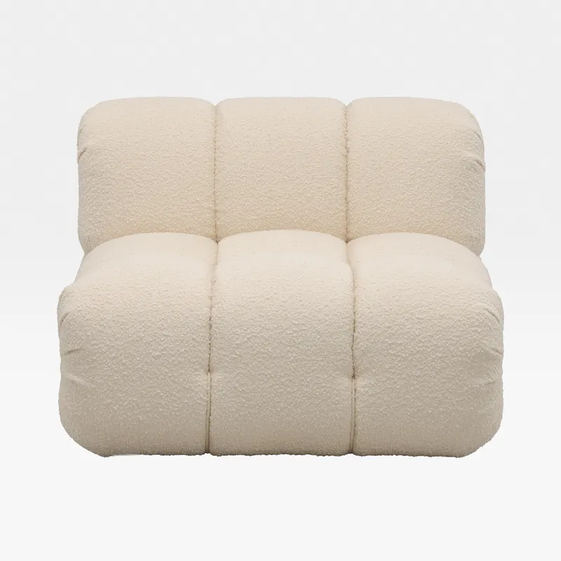 SEABIRD armless modular chair white