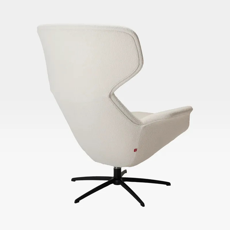 MATTEO swivel armchair cream