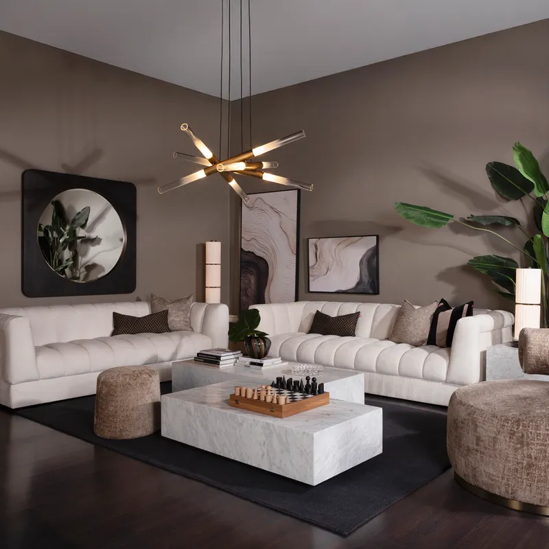 LUSTRO coffee table white - 122x60cm