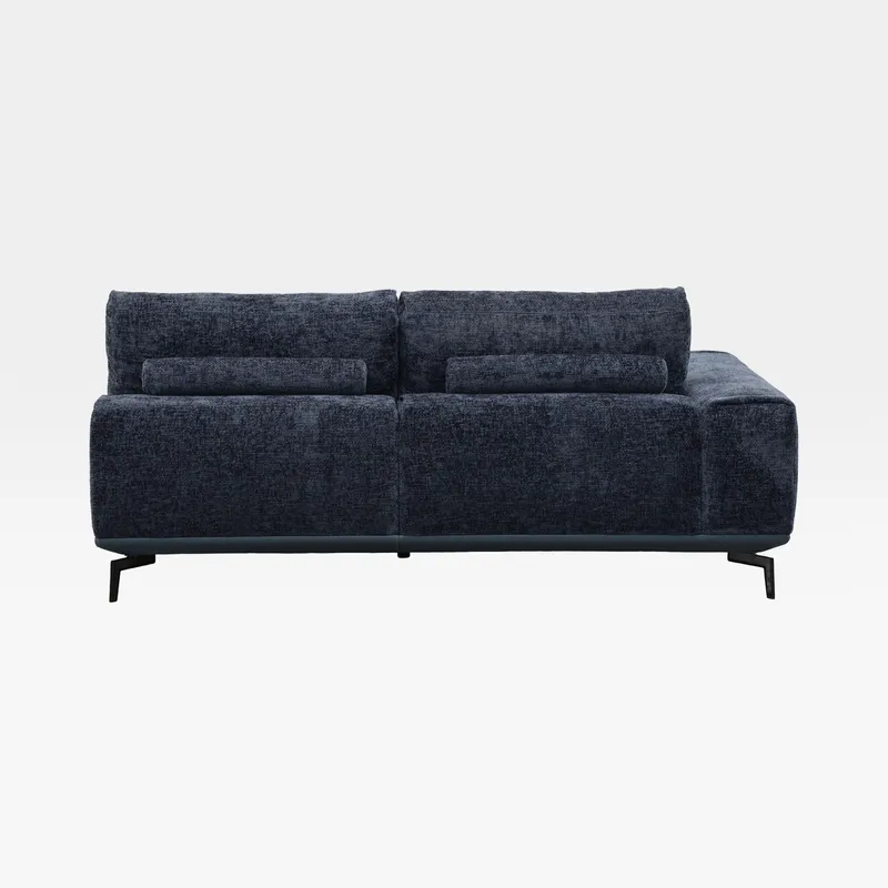 NEOMI 2 seater left arm modular sofa blue
