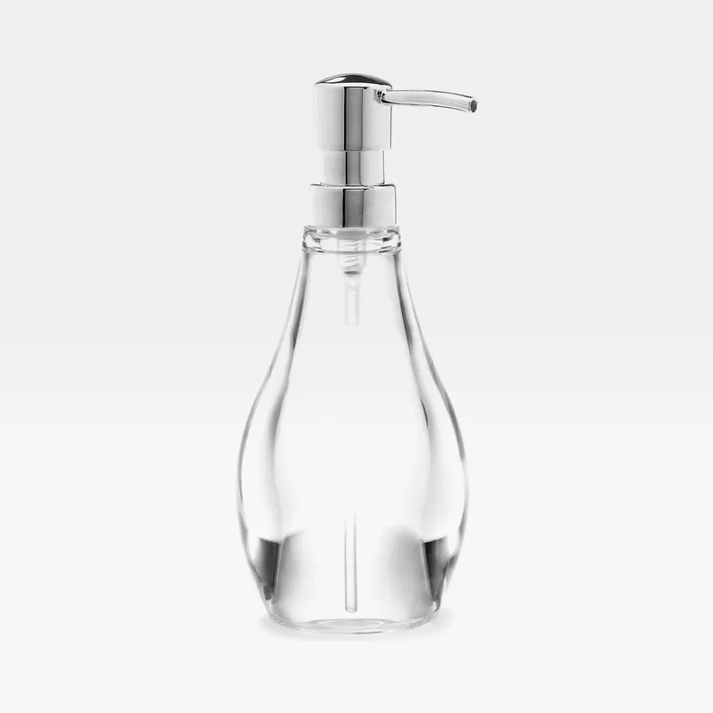 DROPLET soap pump clear
