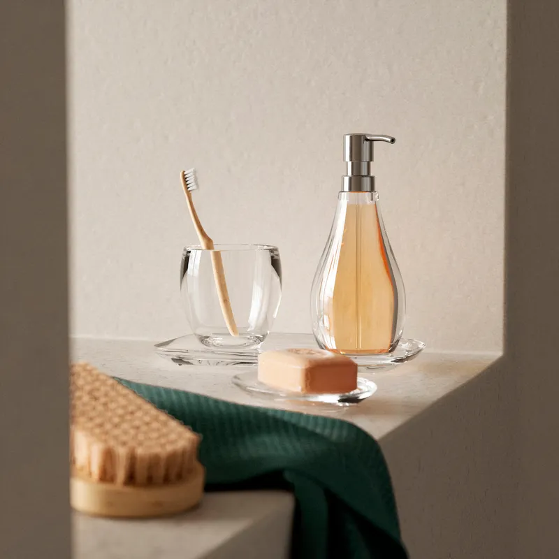 DROPLET tumbler clear