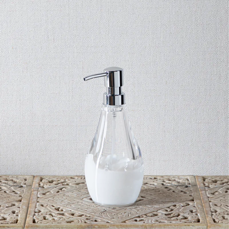 DROPLET soap pump clear