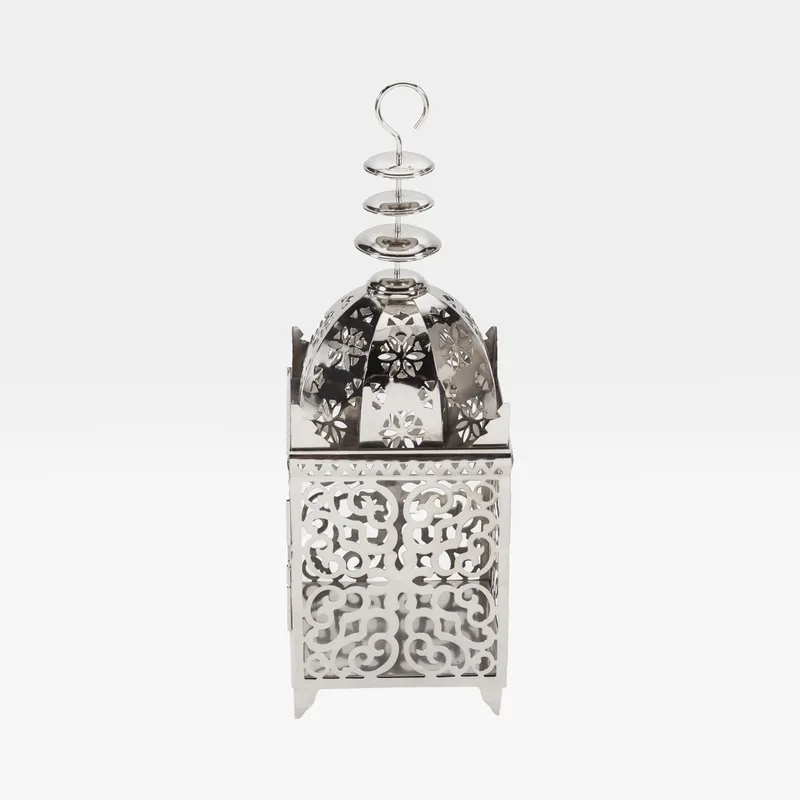 CASABLANCA lantern nickel - H64cm