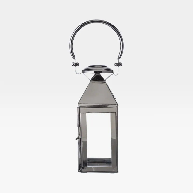 JAYDEN lantern nickel - H28cm