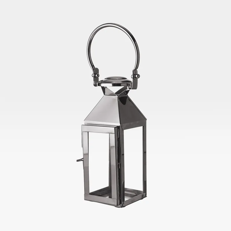 JAYDEN lantern nickel - H28cm