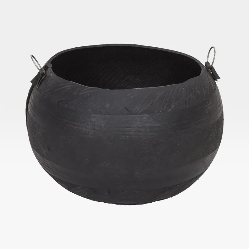 TIRO planter black - H42cm