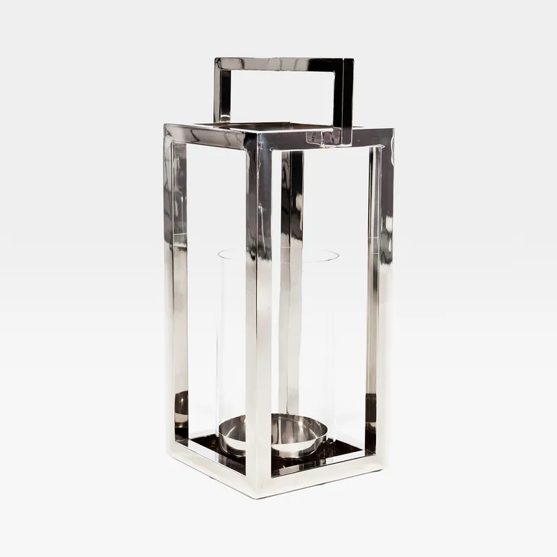 MONTANA lantern silver - H58cm