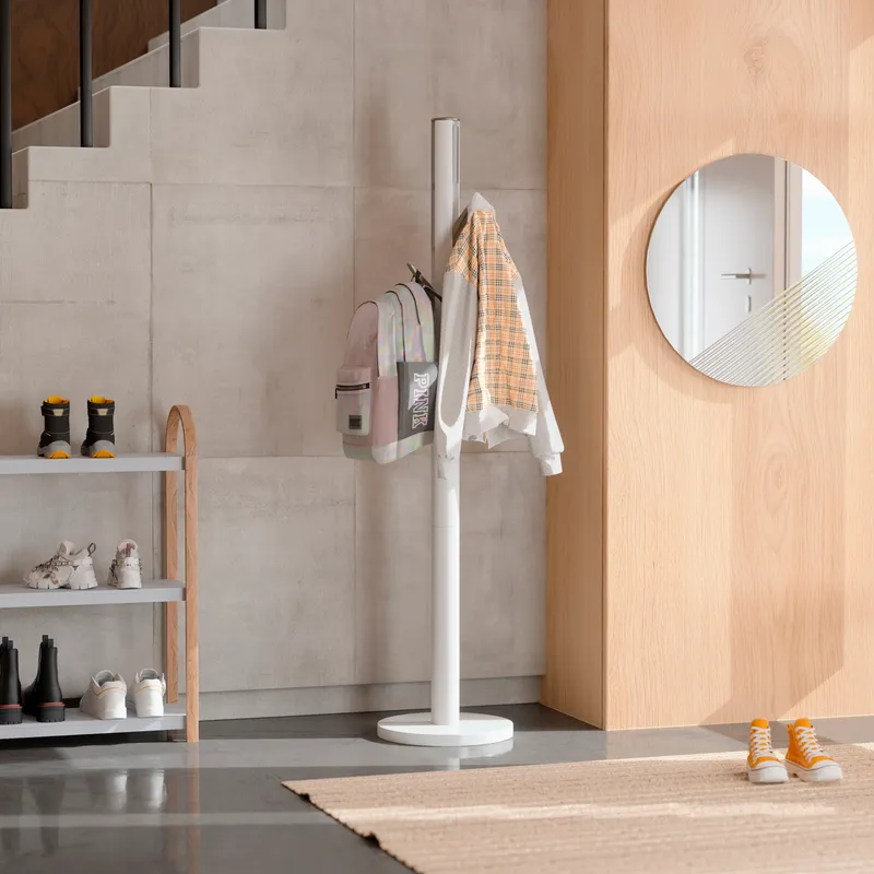 FLAPPER coat rack white