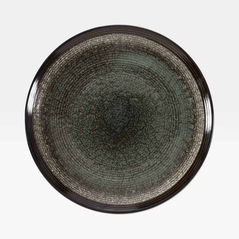 GIANNA dinner plate black - dia 27cm