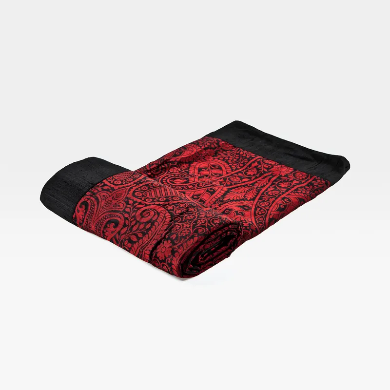 PAISLEY throw red - 110x170cm