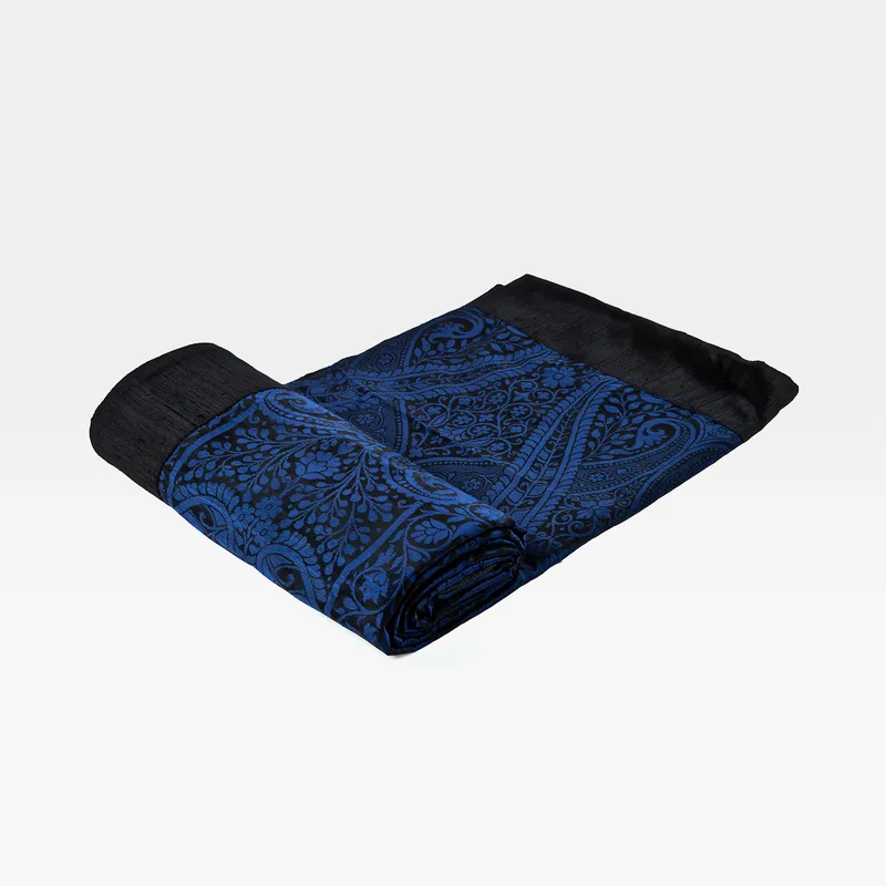 PAISLEY throw blue - 110x170cm