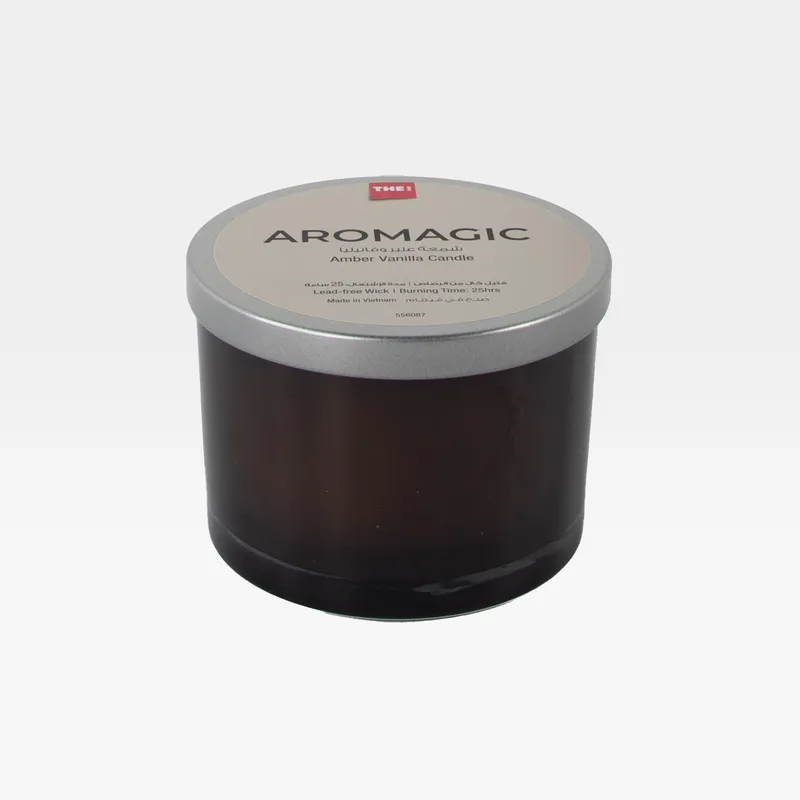 AROMAGIC amber vanilla candle orange