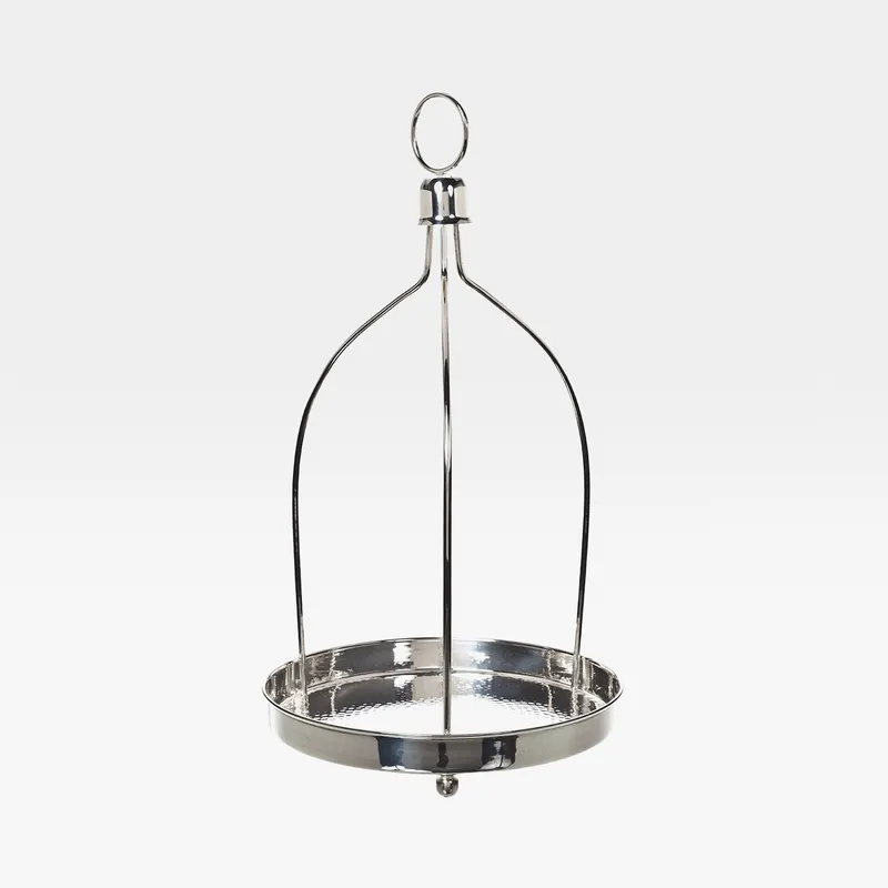 TANZIL tray silver - dia 30cm