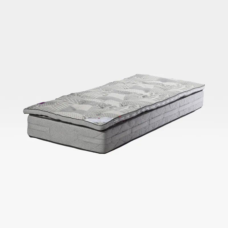 BLISS latex foam mattress pad grey - 120x200cm