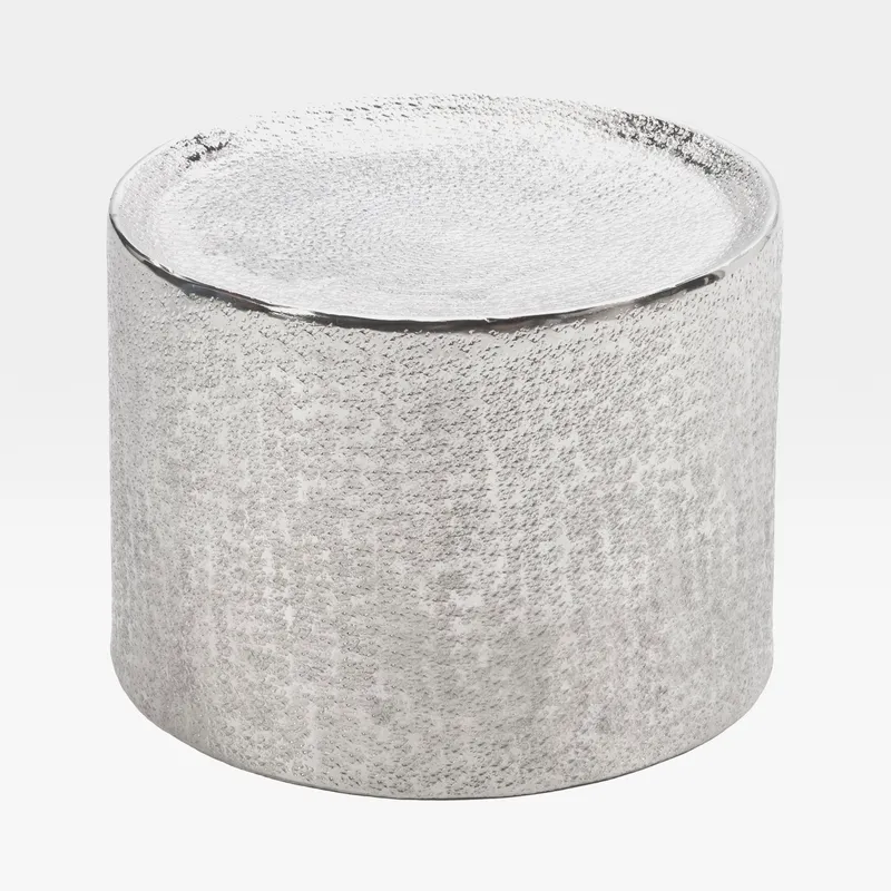 MASON side table nickel - dia 40cm