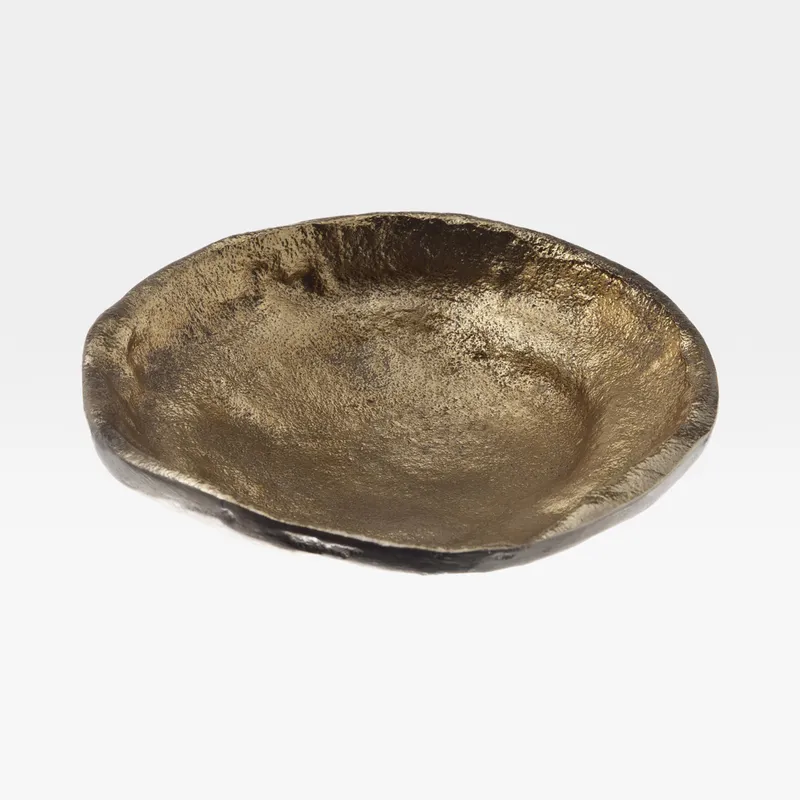 LAVA dish gold/silver - dia 13cm