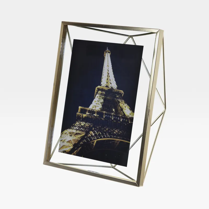 PRISMA photo frame brass - 13x18cm