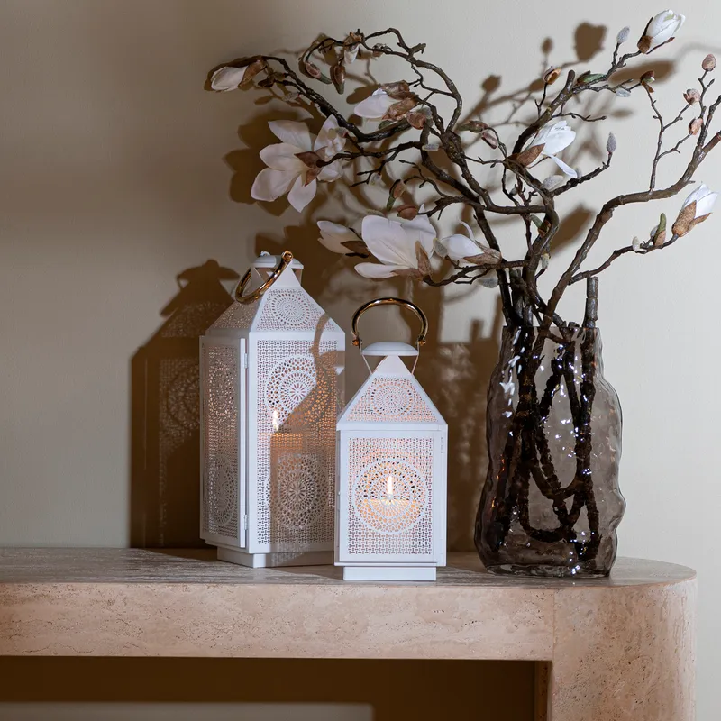 ARDIN lantern white - H40cm