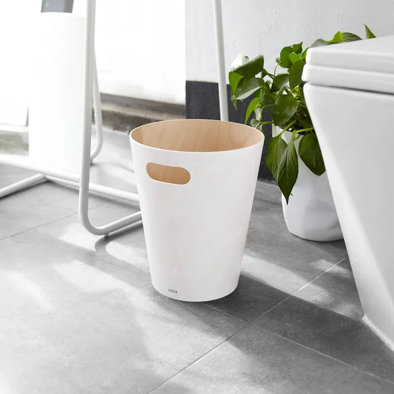 WOODROW waste can white