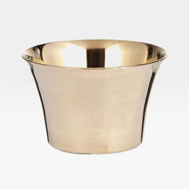 JANAI tea light holder gold - H4cm