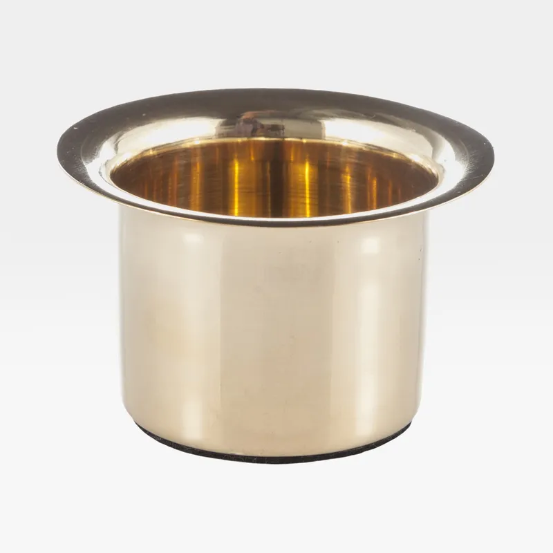 MARIKA tea light holder gold - H4cm