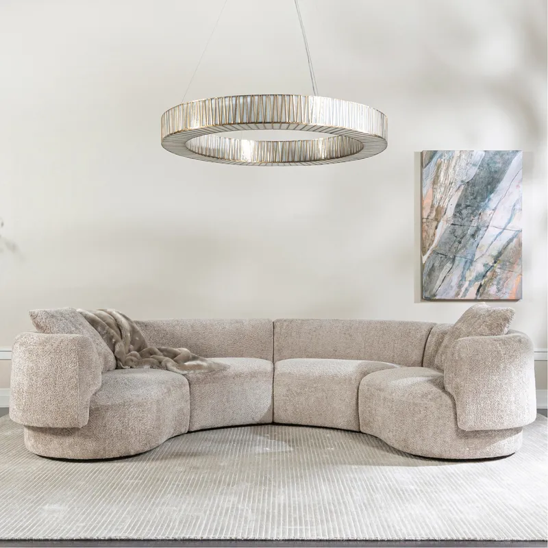 SYDNEY corner modular chair taupe