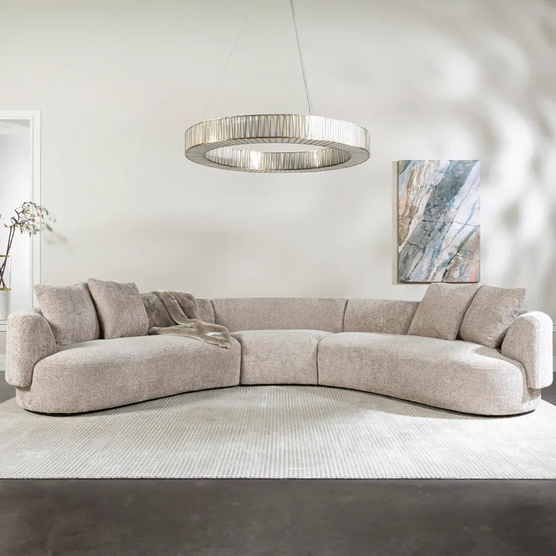 SYDNEY 2 seater right arm modular sofa taupe
