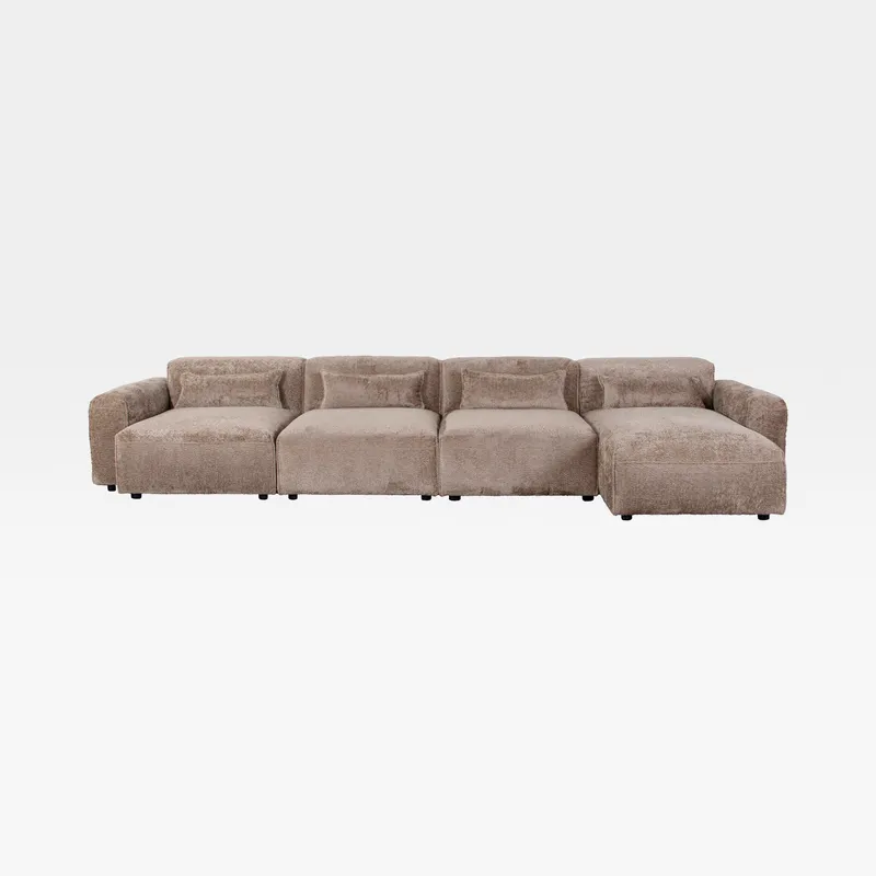 LEOPOLD modular sofa beige set VI