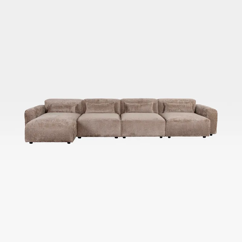 LEOPOLD modular sofa beige set VII