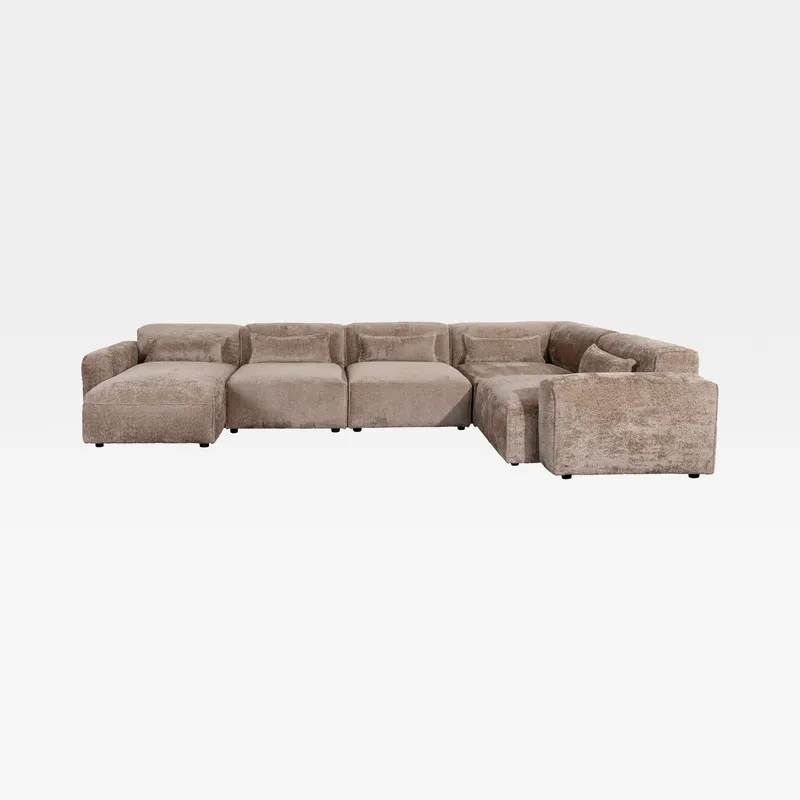 LEOPOLD modular sofa beige set IX