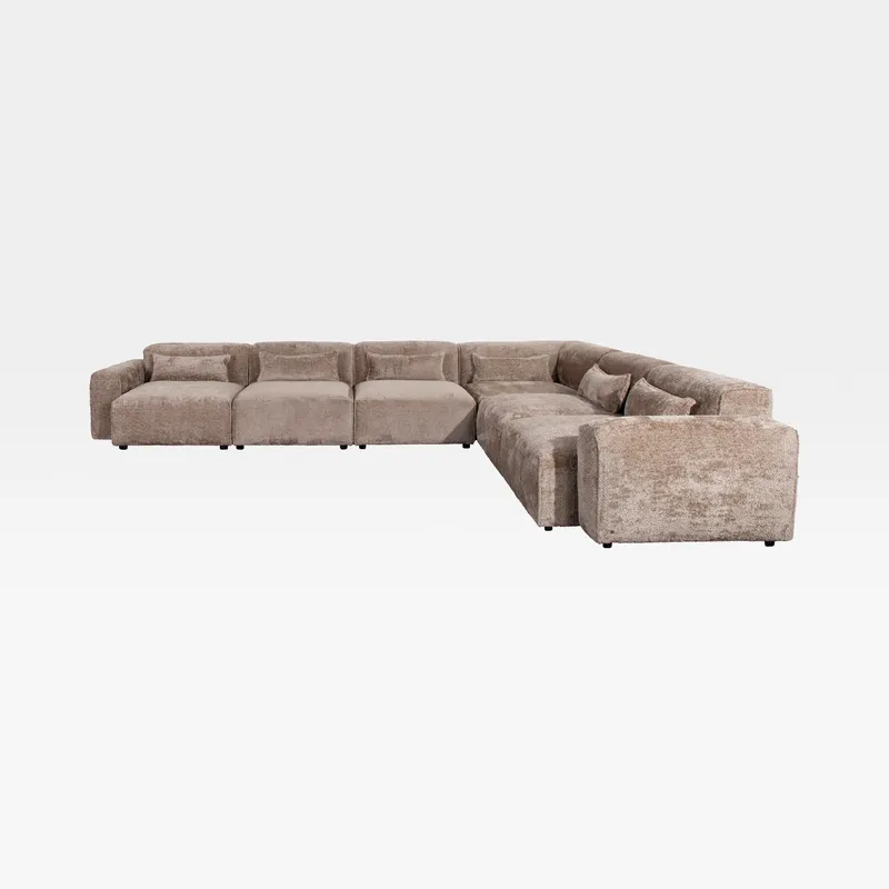 LEOPOLD modular sofa beige set XIII