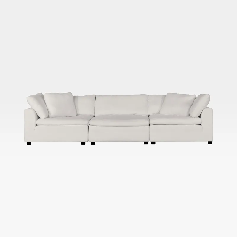 SUNLIGHT SP modular sofa white set II - large
