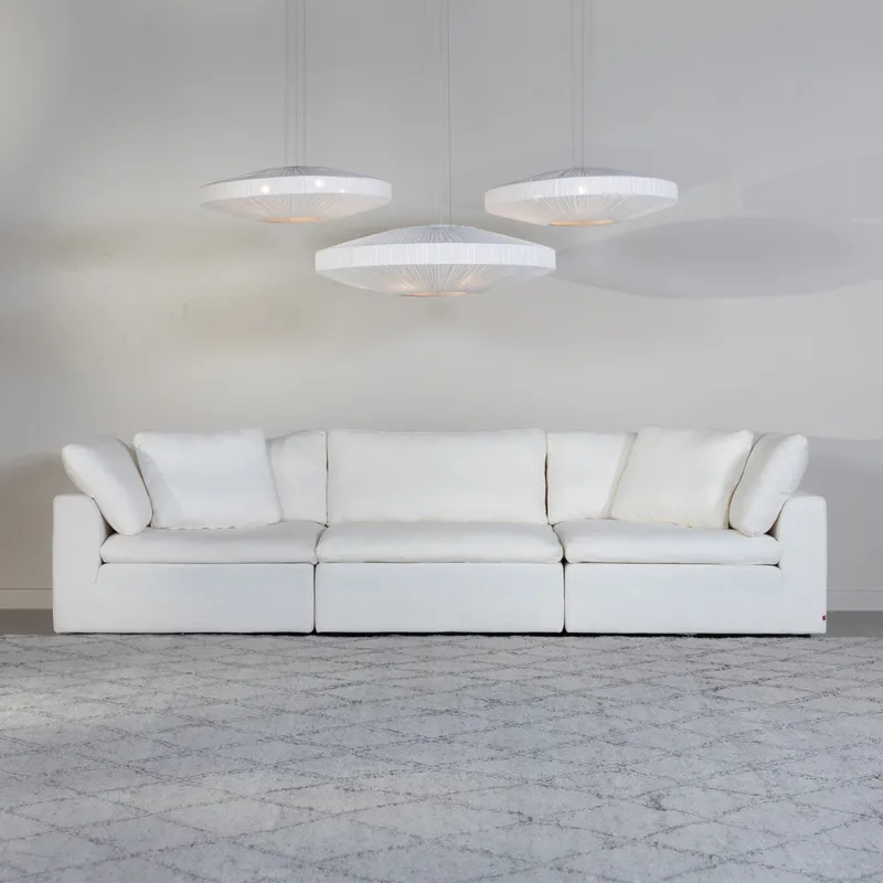 SUNLIGHT SP modular sofa white set II - large