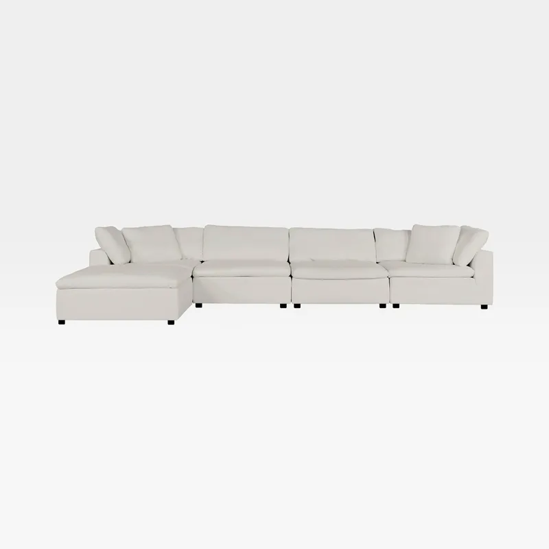 SUNLIGHT SP modular sofa white set V - large
