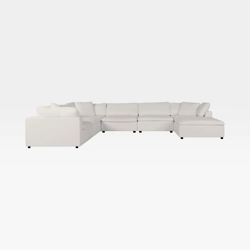 SUNLIGHT SP modular sofa white set IX - large