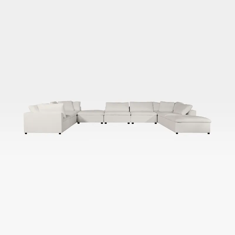 SUNLIGHT SP modular sofa white set XV - large