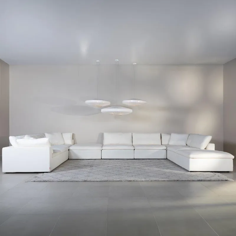 SUNLIGHT SP modular sofa white set XV - large