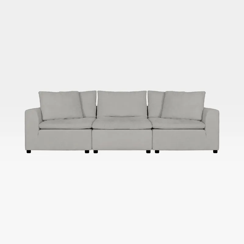 LIGHT modular sofa natural set II