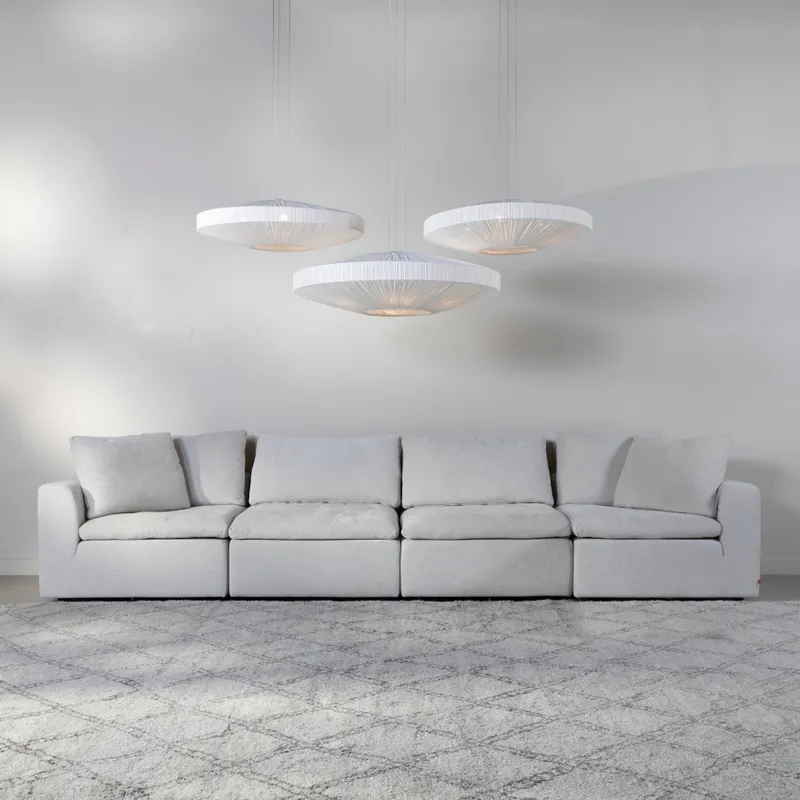 LIGHT modular sofa natural set III