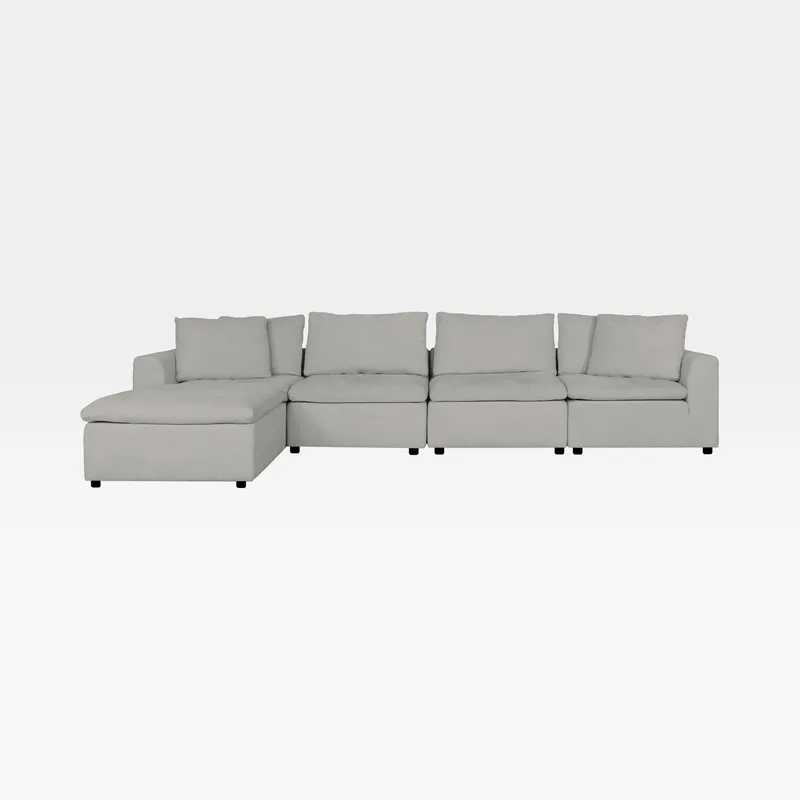 LIGHT modular sofa natural set V