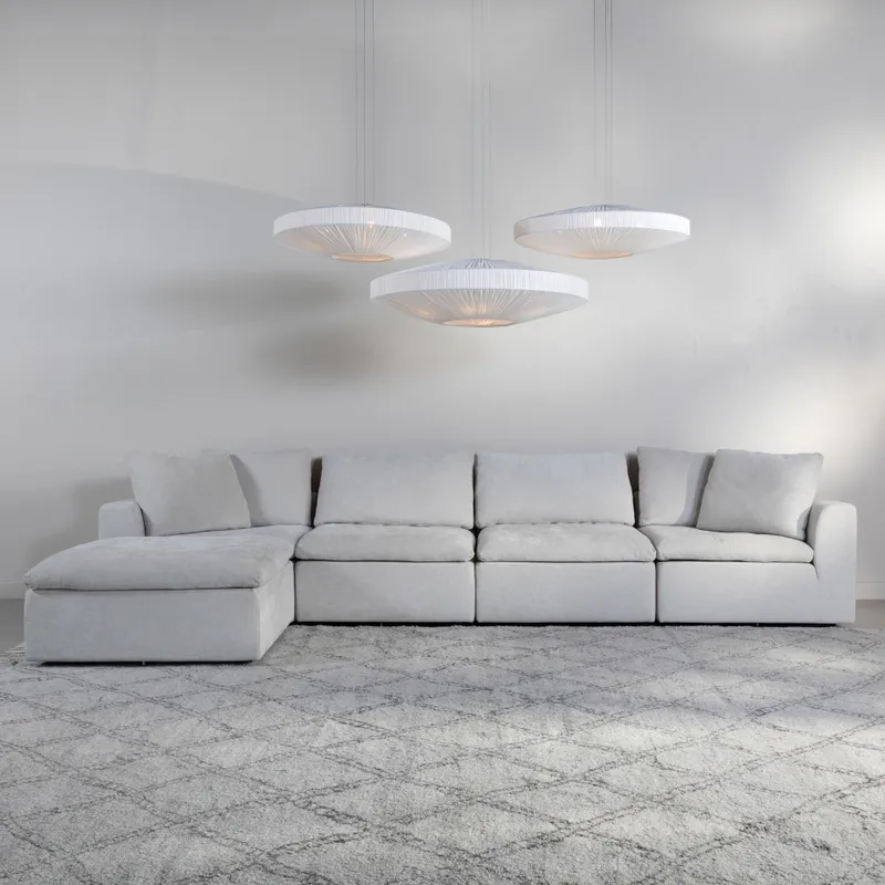 LIGHT modular sofa natural set V