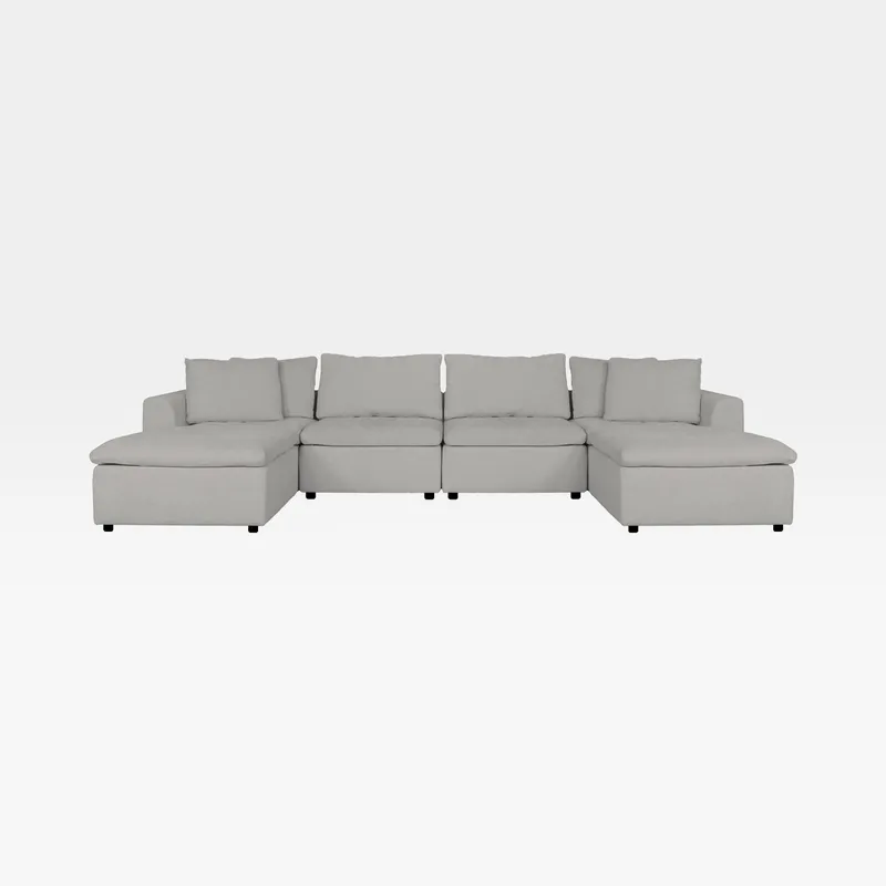LIGHT modular sofa natural set VI