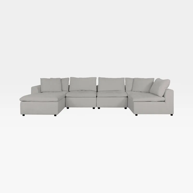 LIGHT modular sofa natural set VII