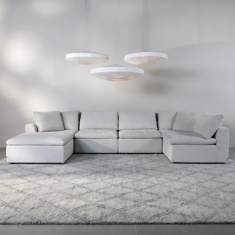 LIGHT modular sofa natural set VII