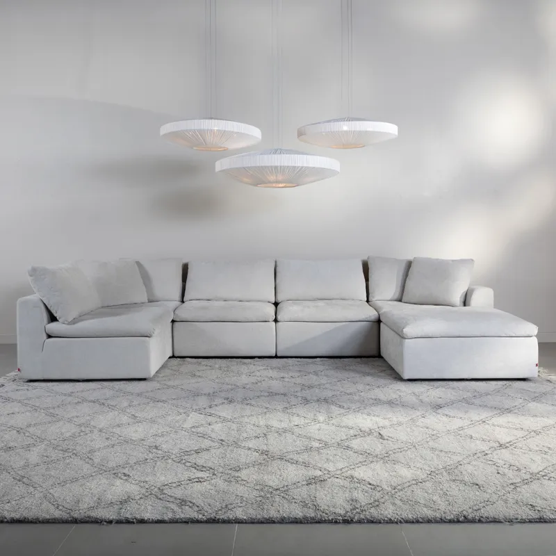 LIGHT modular sofa natural set VIII