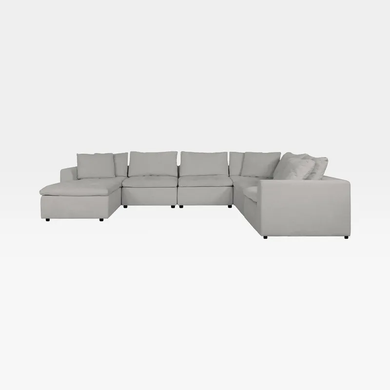 LIGHT modular sofa natural set IX