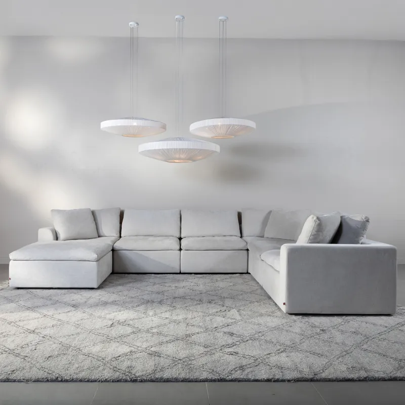 LIGHT modular sofa natural set IX